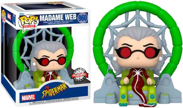 FUNKO POP! Vinilinė figūrėlė: Marvel Spiderman - Madame Web, 9.5 cm