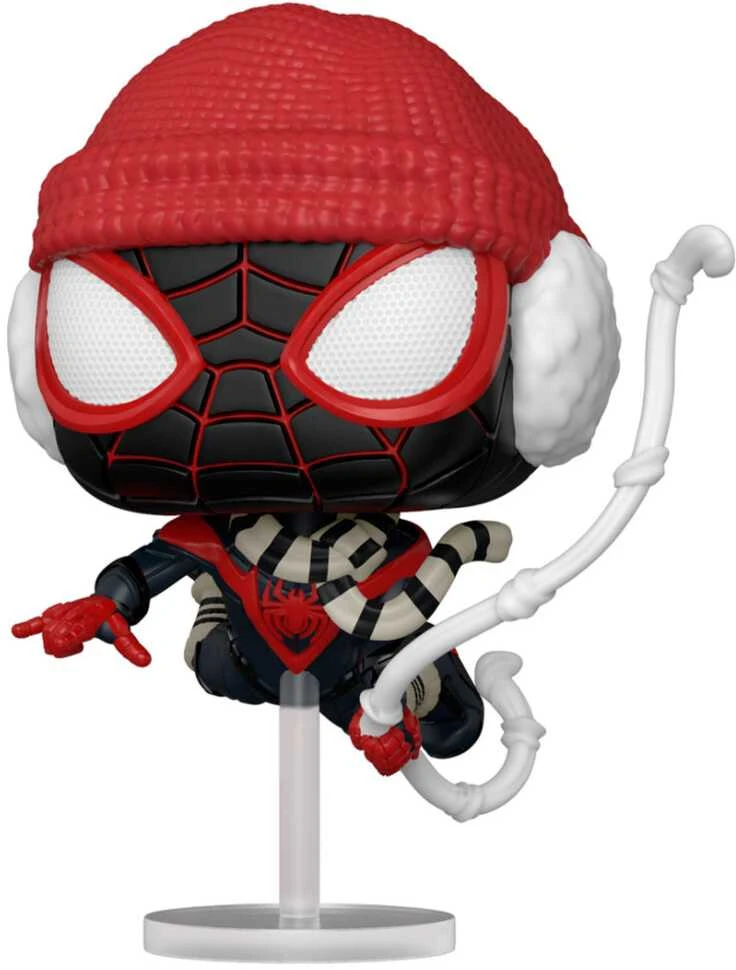 FUNKO POP! Vinilinė figūrėlė: Marvel: Spiderman - Miles Morales (Winter Suit), 9 cm