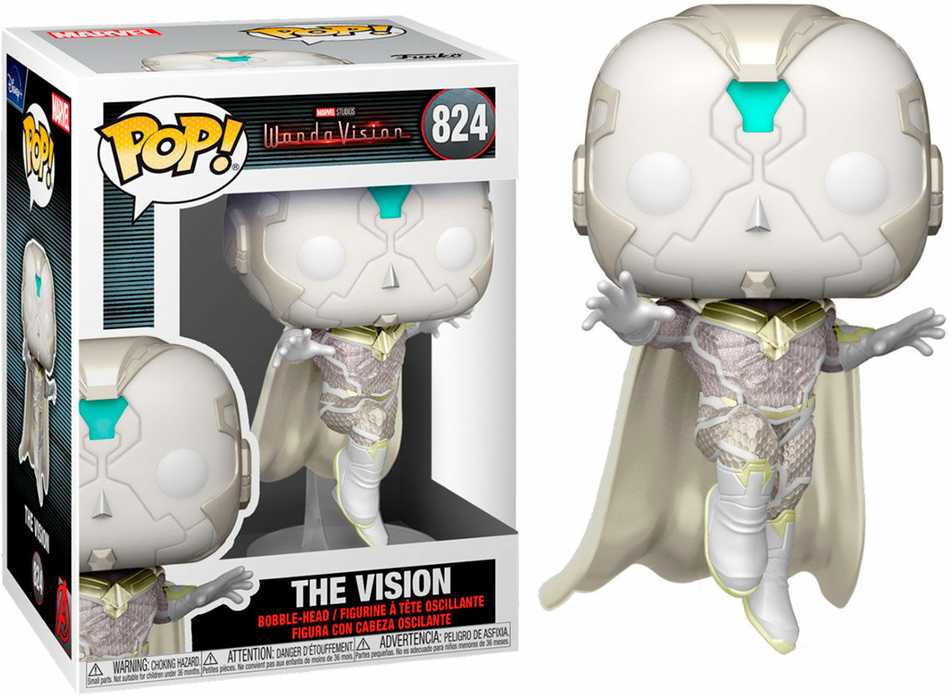 FUNKO POP! Vinilinė figūrėlė: Marvel: WandaVision - The Vision, 9 cm aprašymas - Prekės nuotrauka