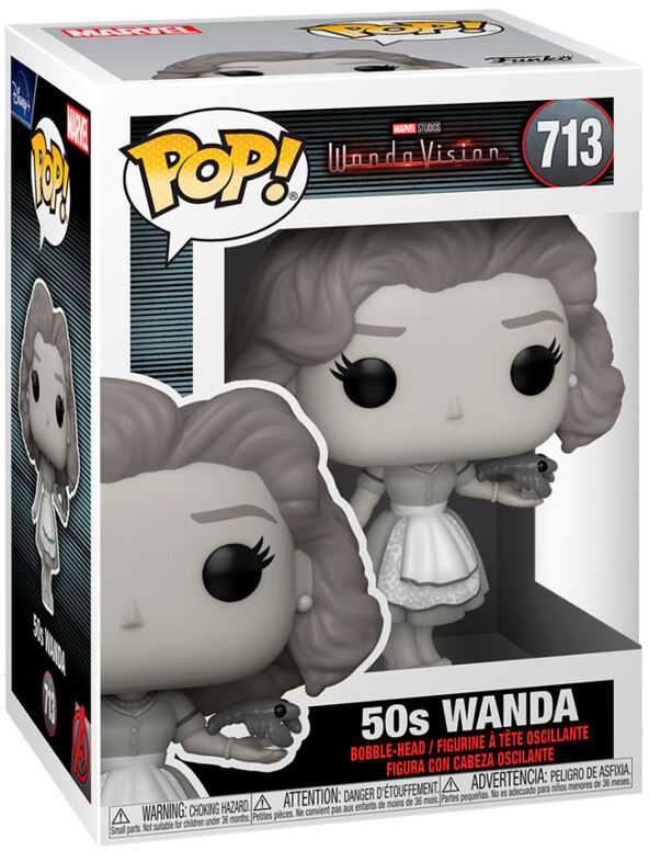 FUNKO POP! Vinilinė figūrėlė: WandaVision - Wanda (50s), 9.5 cm aprašymas - Prekės nuotrauka