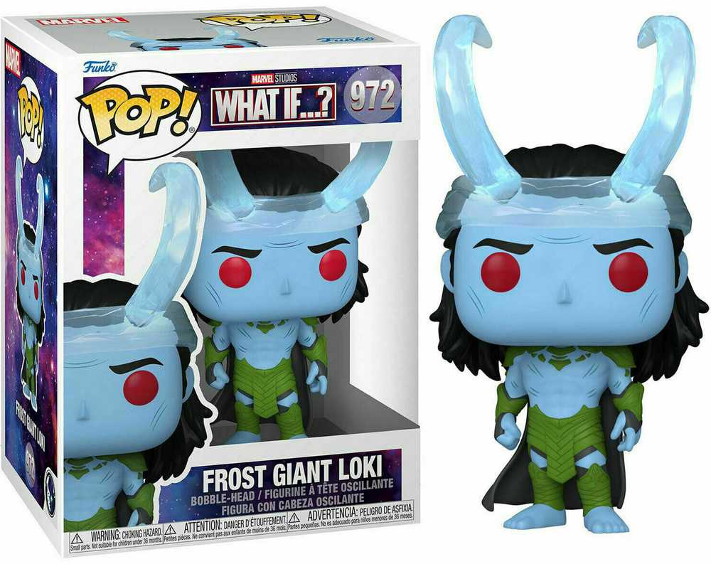 FUNKO POP! Vinilinė figūrėlė: Marvel What If...? - Frost Giant Loki, 9 cm aprašymas - Prekės nuotrauka