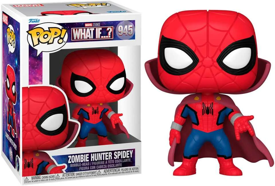 FUNKO POP! Vinilinė figūrėlė: Marvel What If... - Zombie Hunter Spidey, 9 cm