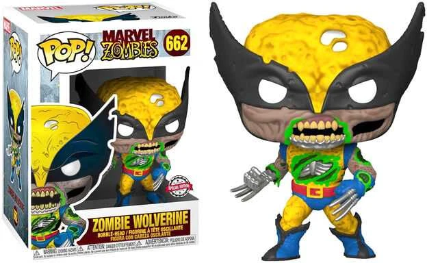FUNKO POP! Vinilinė figūrėlė: Marvel: Zombies - Zombie Wolverine, 25 cm