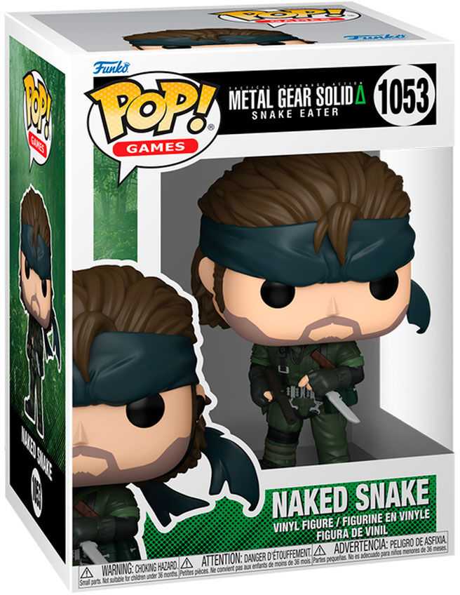 FUNKO POP! Vinilinė figūrėlė: Metal Gear Solid - Naked Snake, 9 cm aprašymas - Prekės nuotrauka