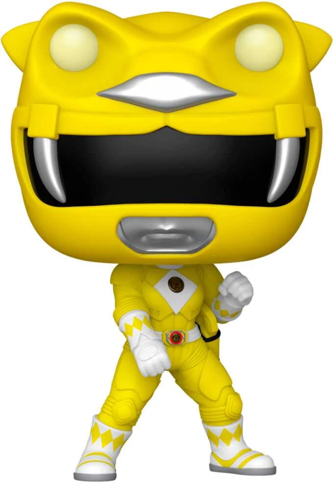 FUNKO POP! Vinilinė figūrėlė: Mighty Morphin Power Rangers - Yellow Ranger, 9 cm
