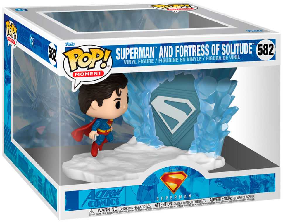 FUNKO POP! Vinilinė figūrėlė: Supermenas: Superman and Fortress of Solitude, 15 cm aprašymas - Prekės nuotrauka