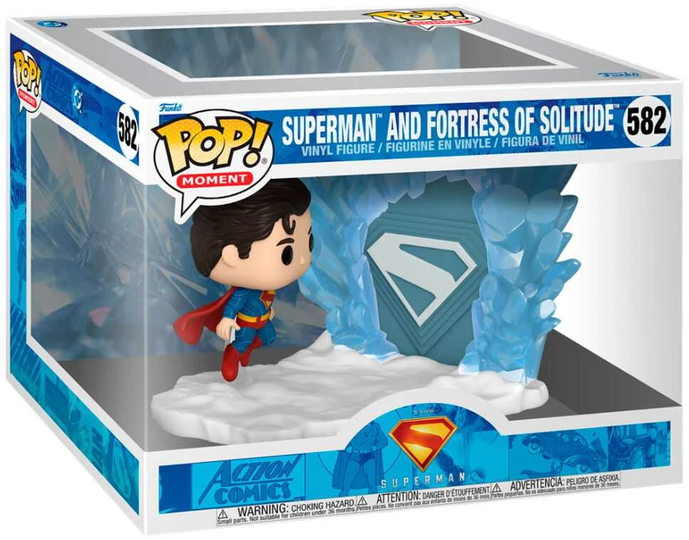 FUNKO POP! Vinilinė figūrėlė: Supermenas: Superman and Fortress of Solitude, 15 cm aprašymas - Prekės nuotrauka