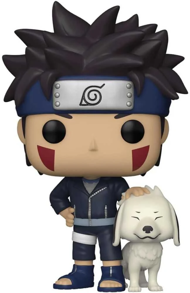 FUNKO POP! Vinilinė figūrėlė: Naruto Shippuden - Kiba su Akamaru, 9.5 cm