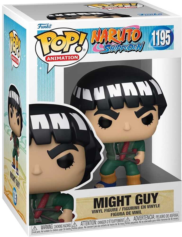 FUNKO POP! Vinilinė figūrėlė: Naruto Shippuden - Might Guy, ~9 cm aprašymas - Prekės nuotrauka