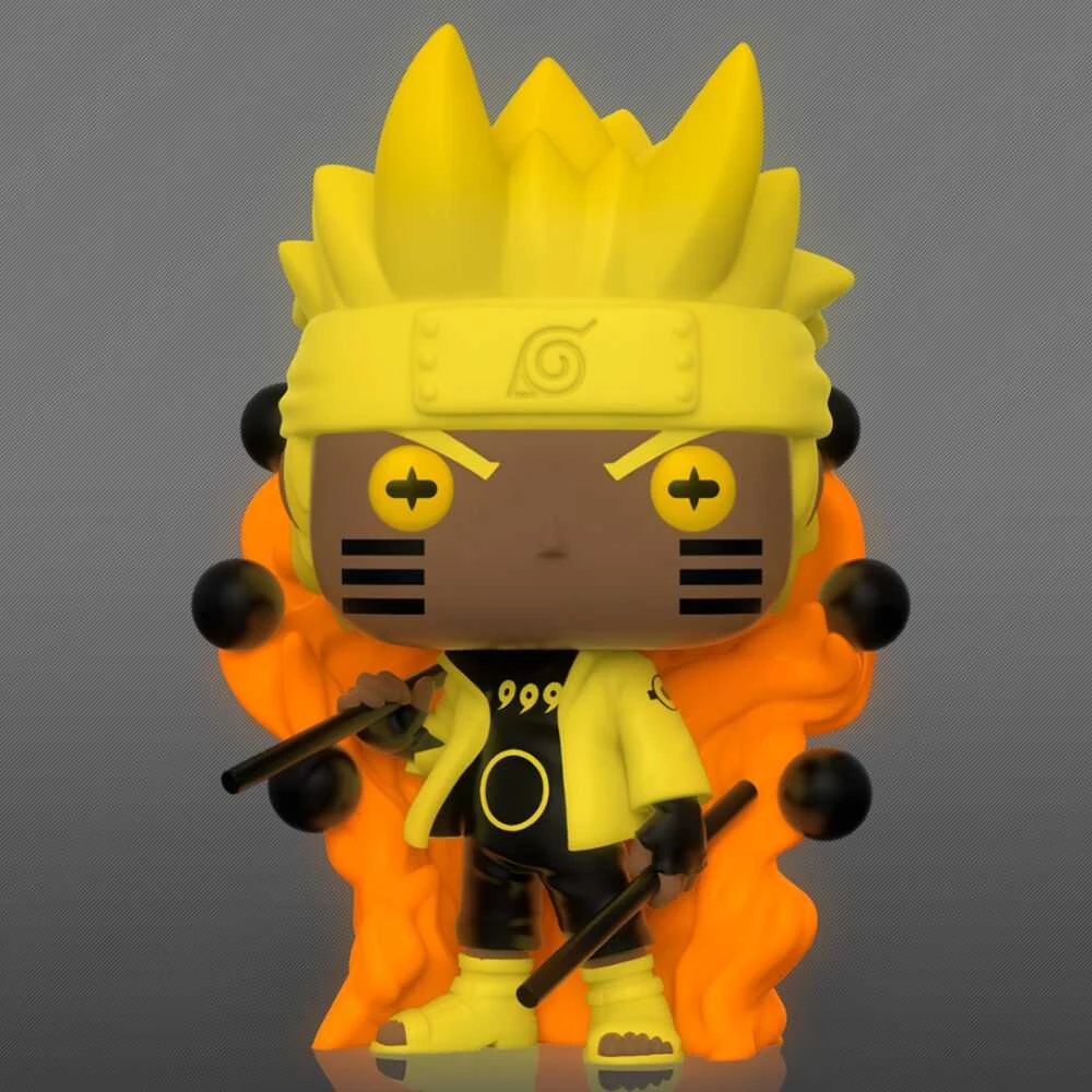 FUNKO POP! Vinilinė figūrėlė Naruto Shippuden - Naruto, 9.5 cm | figūrėlė šviečia tamsoje