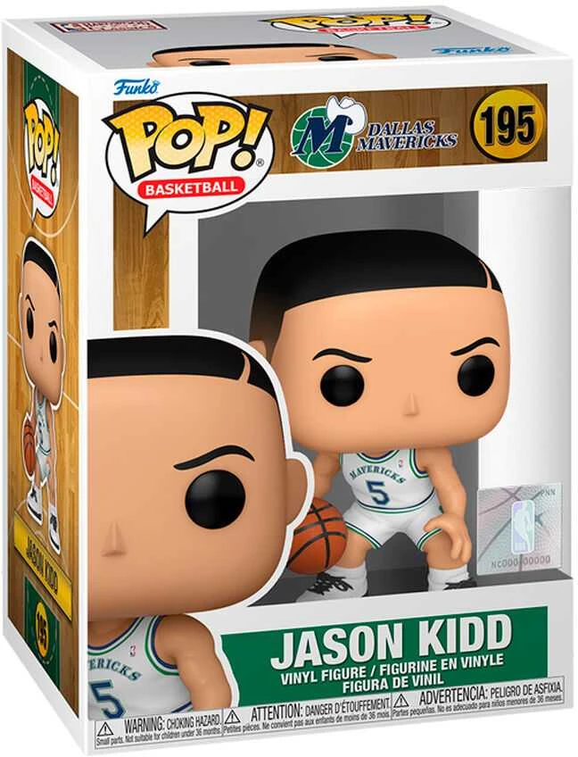 FUNKO POP! Vinilinė figūrėlė: Dallas Mavericks - Jason Kidd, 9 cm aprašymas - Prekės nuotrauka