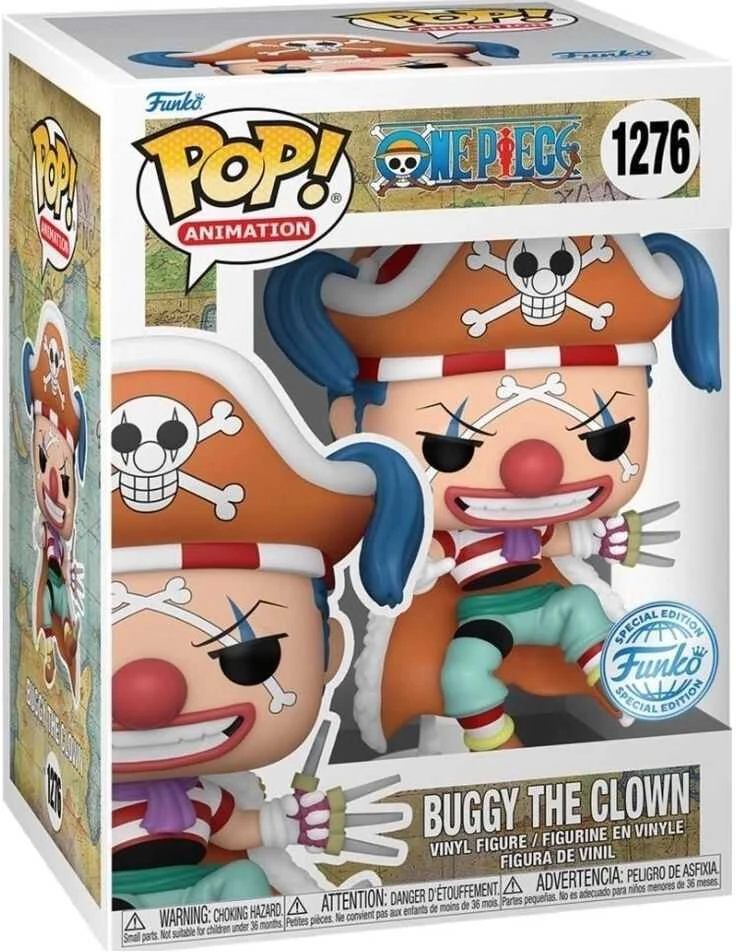 FUNKO POP! Vinilinė figūrėlė: One Piece - Klounas Buggy