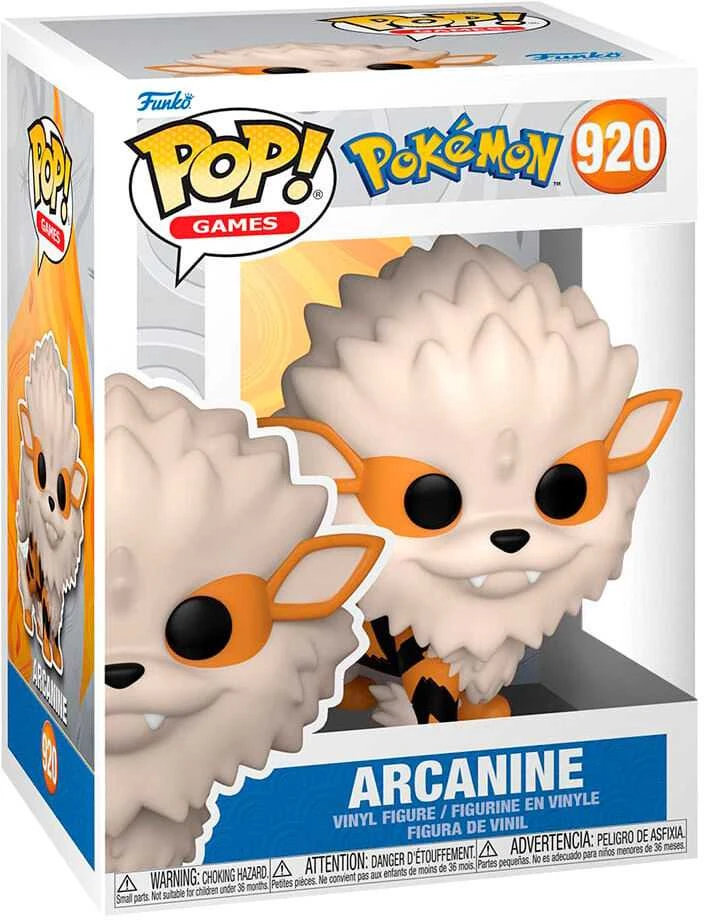 FUNKO POP! Vinilinė figūrėlė: Pokemon - Arcanine, 11,3 cm