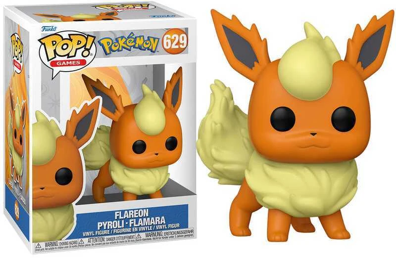 FUNKO POP! Vinilinė figūrėlė: Pokemonai - Flareon, 9.5 cm