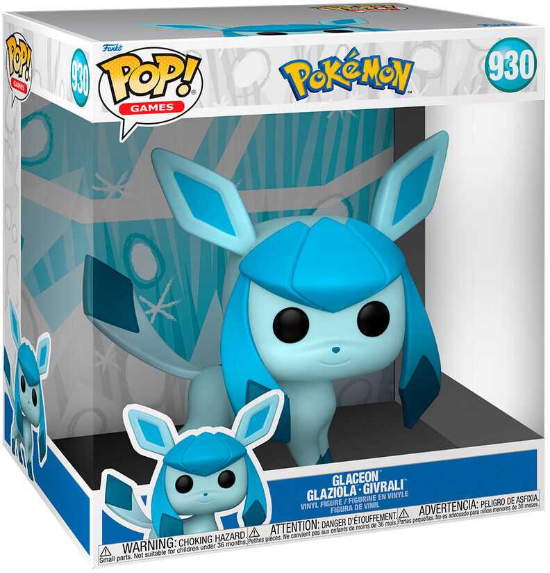 FUNKO POP! Vinilinė figūrėlė: Pokemonai - Glaceon, 25 cm aprašymas - Prekės nuotrauka