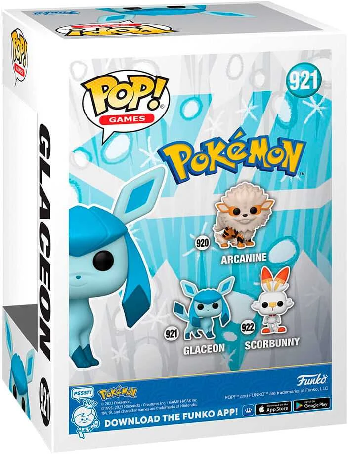 FUNKO POP! Vinilinė figūrėlė: Pokemon - Glaceon, 11,3 cm
