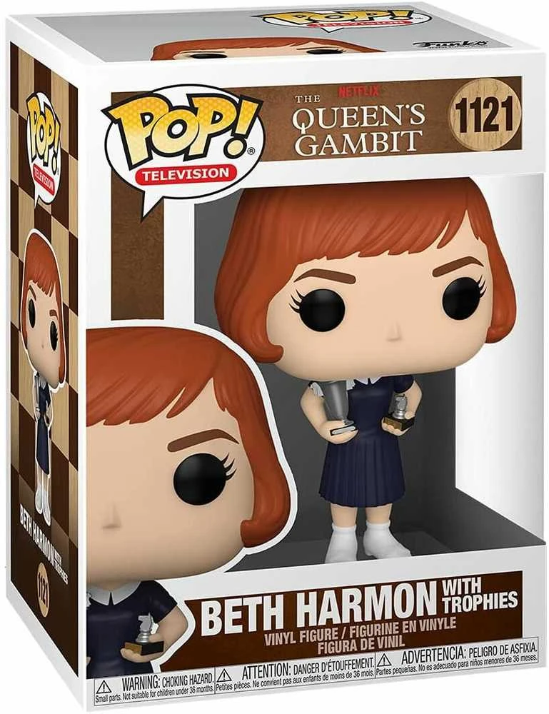 Funko POP! Television: Queens Gambit - Beth with Trophies Vinyl Figure