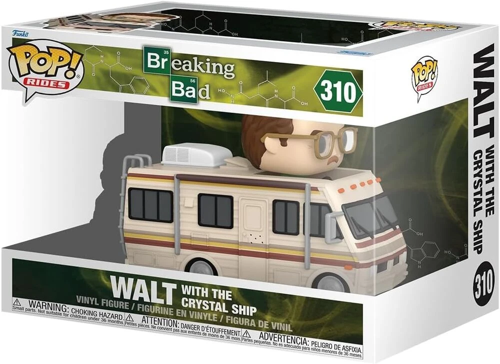 Funko POP figure Rides Deluxe Breaking Bad Walt with The Crystal Ship