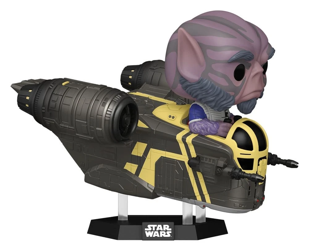 FUNKO POP! Vinilinė figūrėlė: Žvaigždžių karai - Zeb Orrelios In The Razor Crest, 9 cm