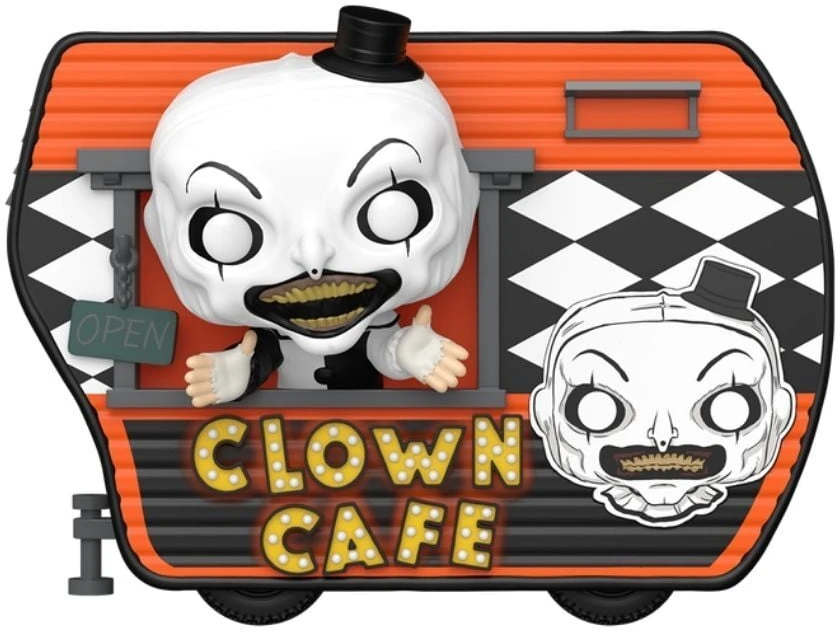 FUNKO POP! Vinilinė figūrėlė: Terrifier 2 - Art with Clown Cafe, ~12.4 cm
