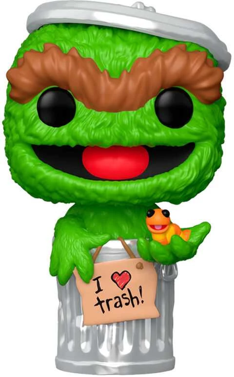 FUNKO POP! Vinilinė figūrėlė: Sesame Street - Oscar the Grouch, 9 cm aprašymas - Prekės nuotrauka