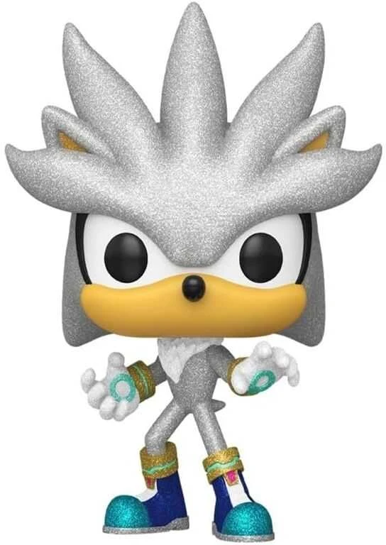 FUNKO POP! Vinilinė figūrėlė: Sonic The Hedgehog - Silver, 9.5 cm