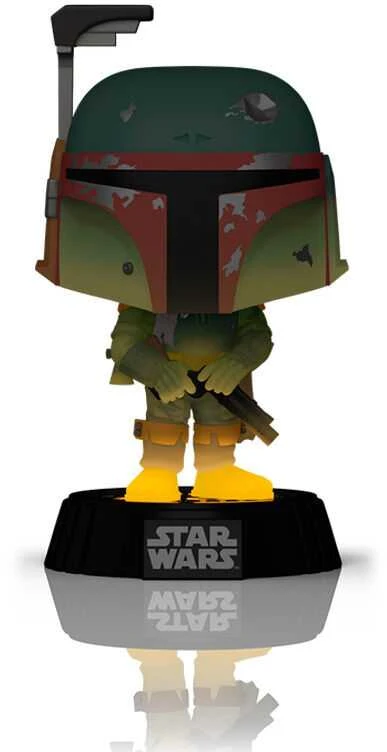 FUNKO POP! Vinilinė figūrėlė: Žvaigždžių karai - Boba Fett, 9 cm (figūrėlė šviečia tamsoje)
