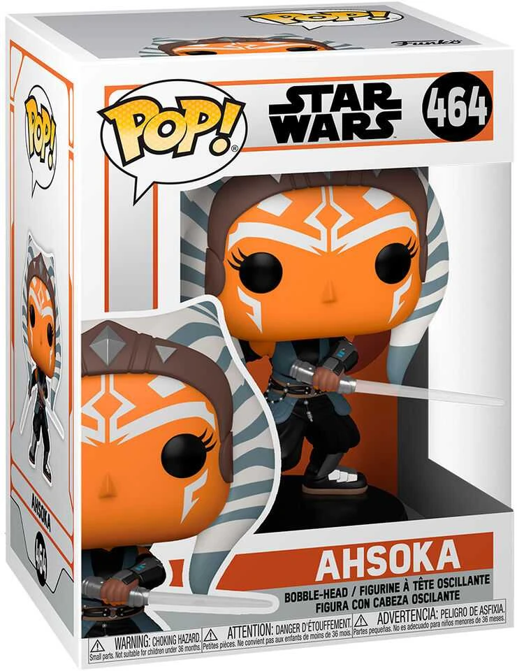 FUNKO POP! Vinilinė figūrėlė STAR WARS: AHSOKA su kardais, 12 cm