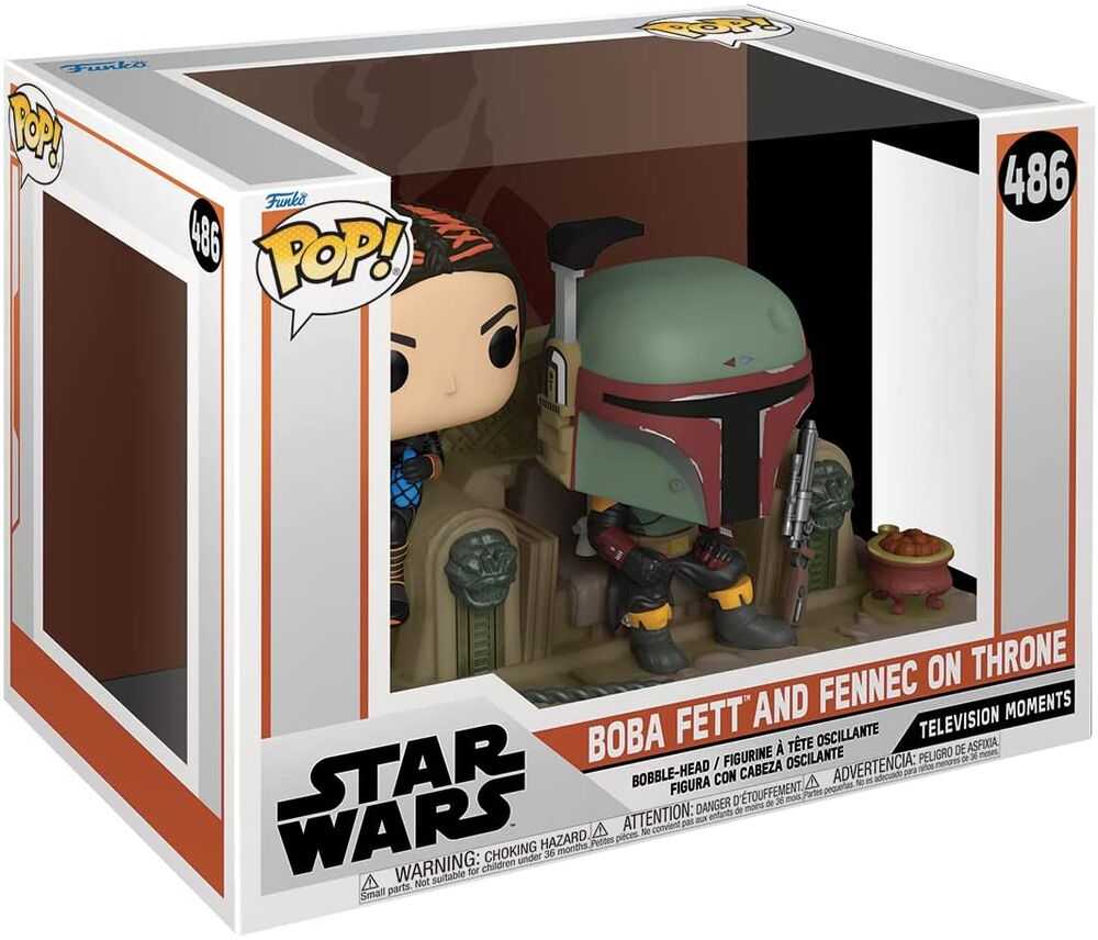 Funko POP! Žvaigždžių karai: Mandalorietis - Boba Fett ir Fennec ant sosto