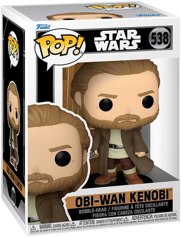 FUNKO POP! Vinilinė figūrėlė: Žvaigždžių karai - Obi-Wan Kenobi, 9.5 cm aprašymas - Prekės nuotrauka