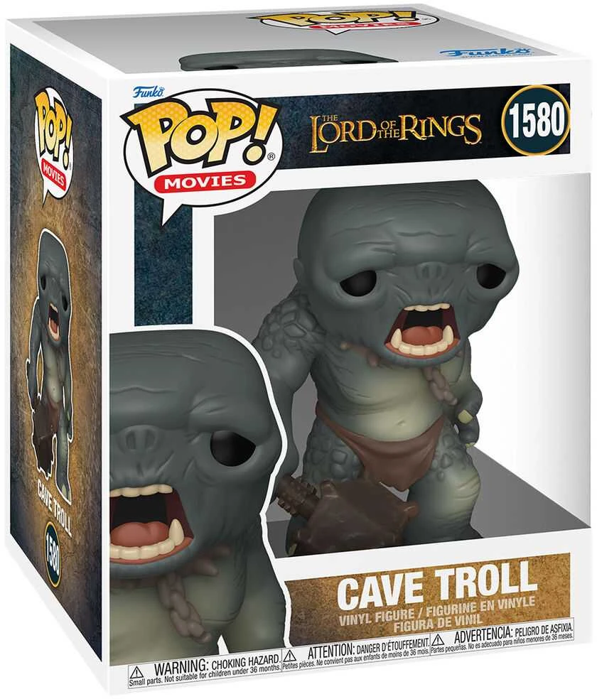FUNKO POP! Vinilinė figūrėlė: Žiedų valdovas - Cave Troll, 11 cm aprašymas - Prekės nuotrauka
