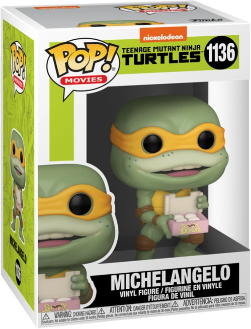 FUNKO POP! Vinilinė figūrėlė: Teenage Mutant Ninja Turtles - Michelangelo, 9 cm aprašymas - Prekės nuotrauka