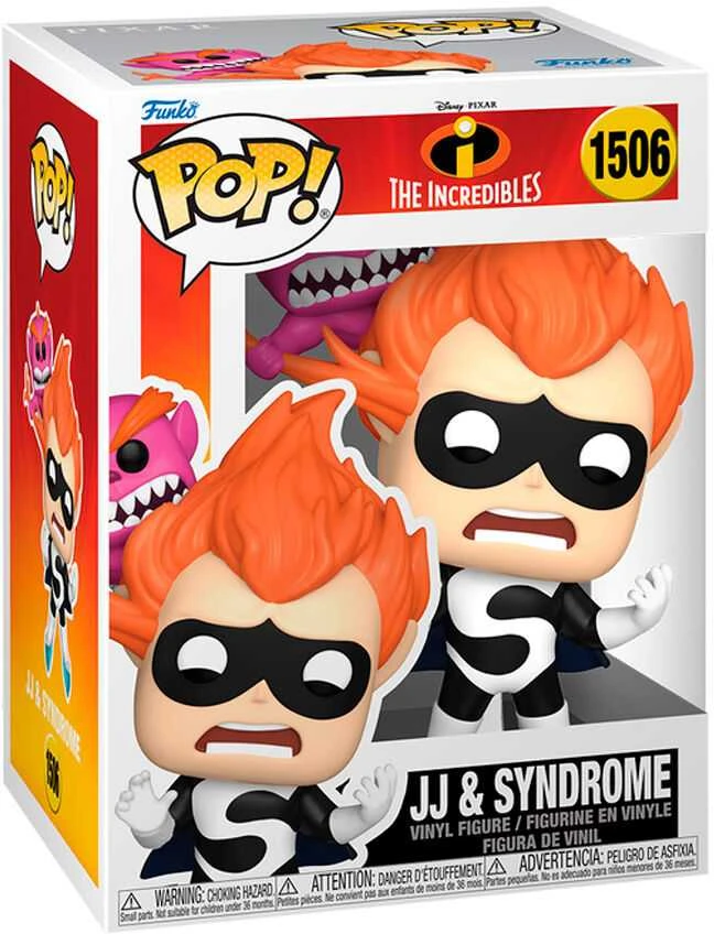 FUNKO POP! Vinilinė figūrėlė: The Incredibles - JJ & Syndrome