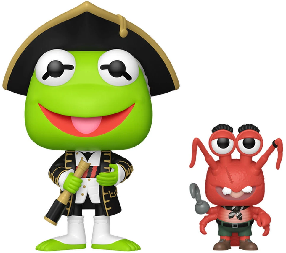FUNKO POP! Vinilinė figūrėlė: Muppet Treasure Island - Kermit and Polly, ~6.1 cm ir 12.2 cm