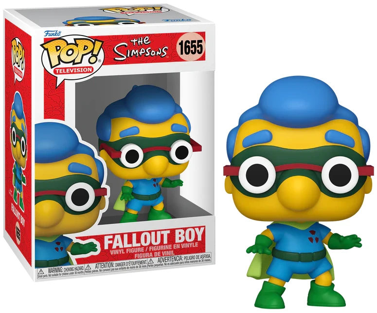 FUNKO POP! Vinilinė figūrėlė: Simpsonai - Fallout Boy, 9 cm