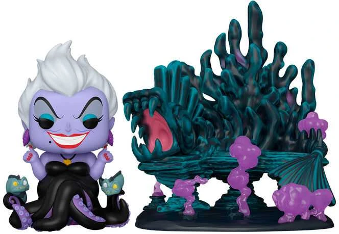 FUNKO POP! Vinilinė figūrėlė: Disney Villains - Ursula & Ursulas Lair, 9.5 cm