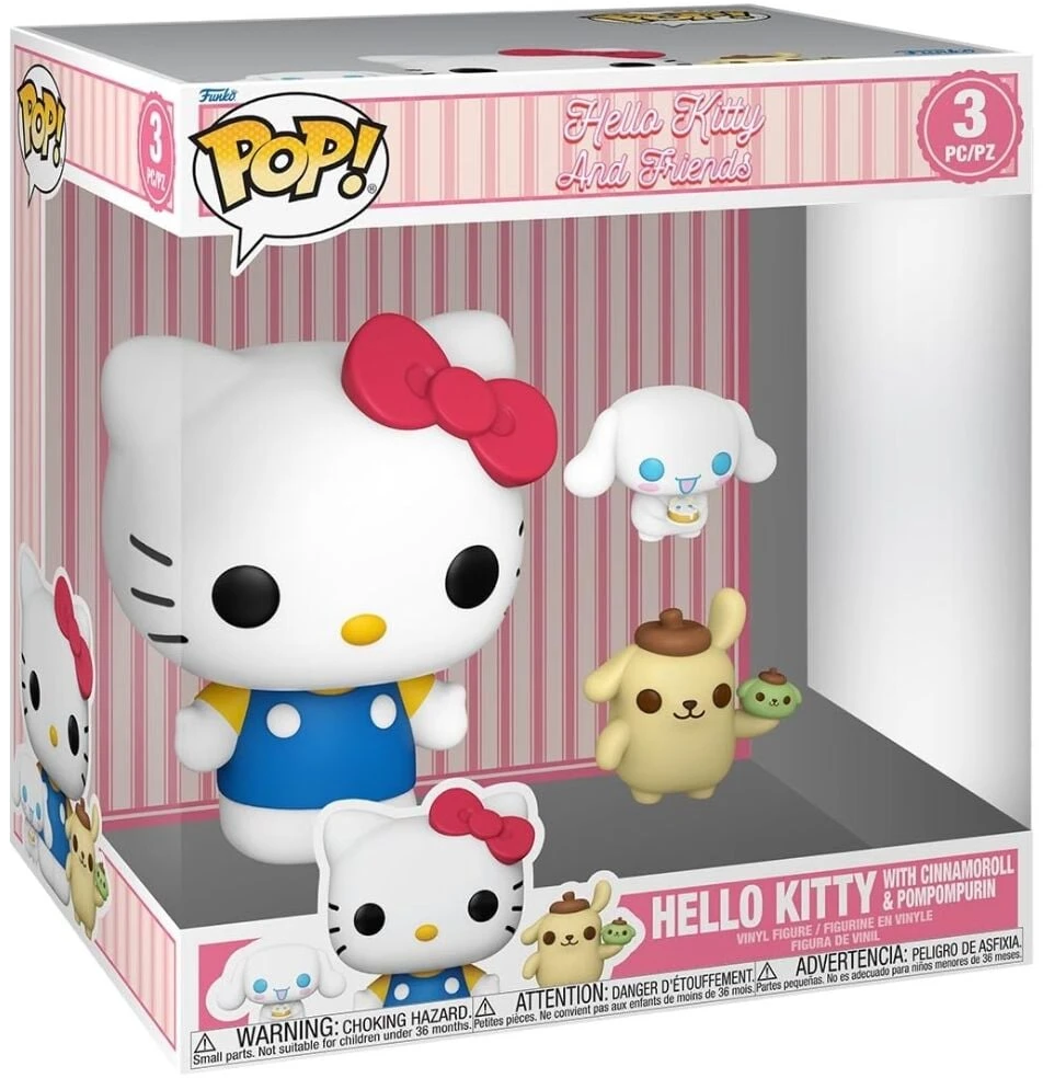 FUNKO POP! Jumbo: Hello Kitty - HK/CM/PPP 3PK