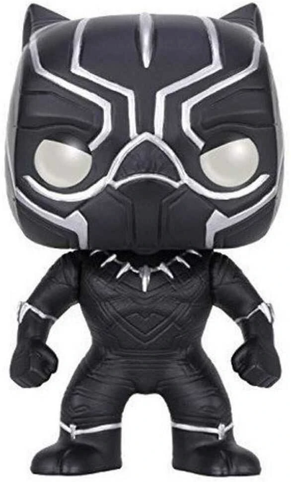 FUNKO POP! Vinilinė figūrėlė: Marvel Civil War - Black Panther, 9 cm