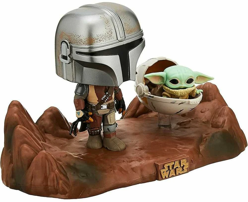 FUNKO POP! Vinilinė figūrėlė: Star Wars - The Mandalorian with the Child, 9 cm