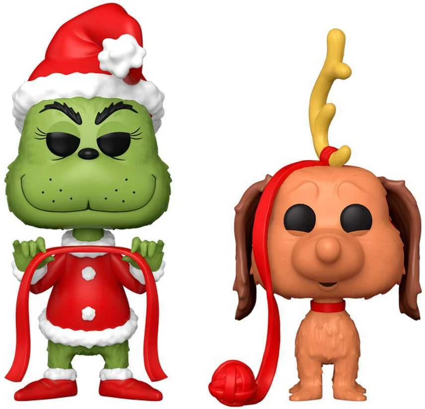 FUNKO POP! Vinilinių figūrėlių rinkinys: Grinčas - Grinch & Max, ~8 cm (2 vnt.)