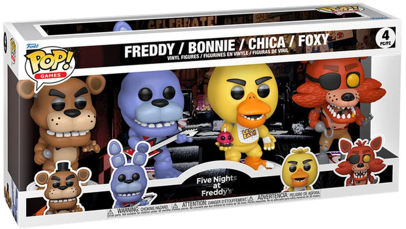Funko POP pack 4 figures Five Nights at Freddys