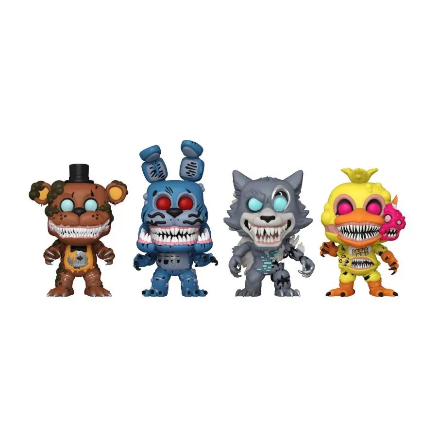 FUNKO POP! Keturių vinilinių figūrėlių rinkinys: Five Nights At Freddys, ~9 cm