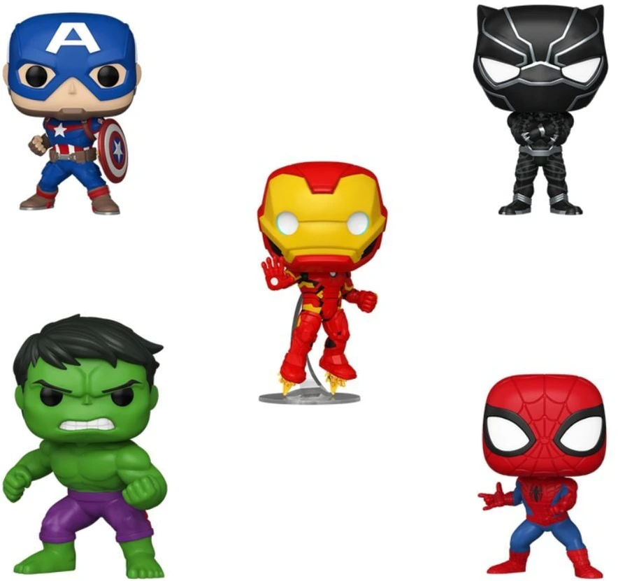 Funko POP pack 5 figures Marvel