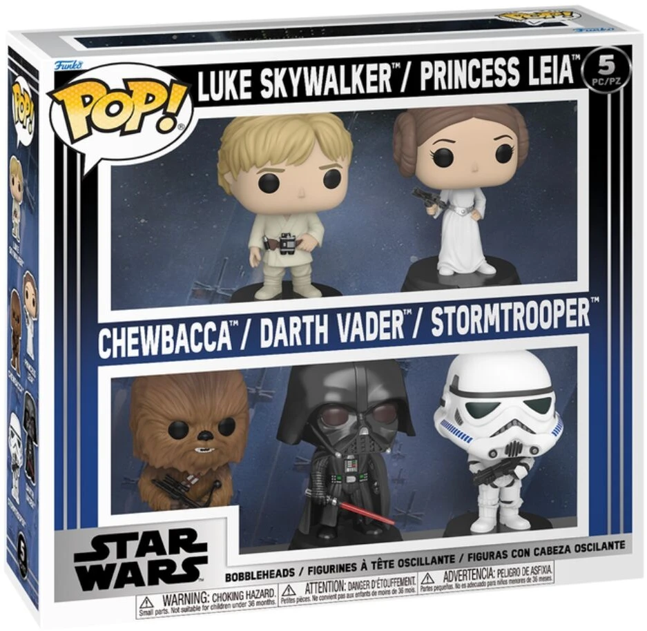 Funko POP pack 5 figures Star Wars