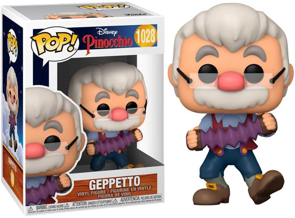 FUNKO POP! Vinilinė figūrėlė: Disney: Pinocchio - Geppetto, 9.5 cm