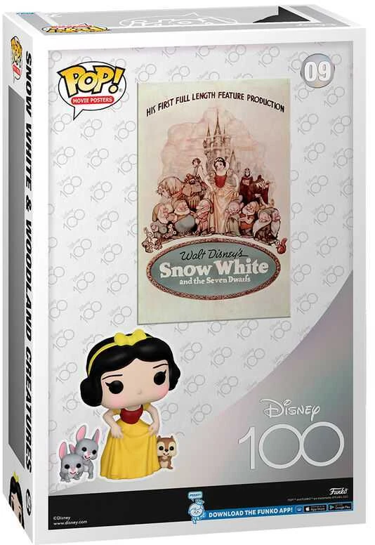 FUNKO POP! Vinilinė figūrėlė: Disney - Snieguolė ir miško gyventojai, 9 cm