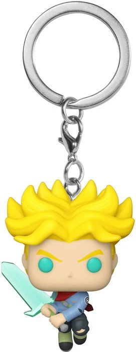 FUNKO POP! Raktų pakabutis: Dragon Ball - Super Saiyan Trunks, 10 cm