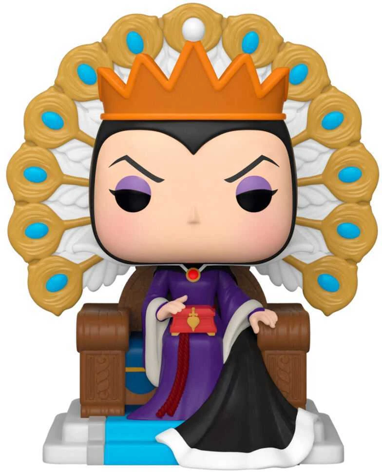 FUNKO POP! Vinilinė figūrėlė: Disney Villains - Piktoji karalienė soste, 9.5 cm