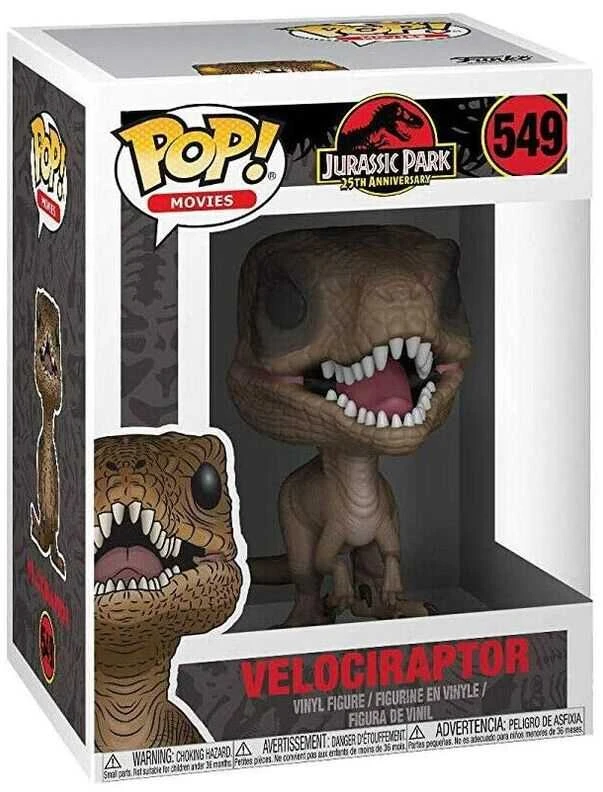 FUNKO POP! Vinilinė figūrėlė: Jurassic Park - Velociraptor, 9 cm