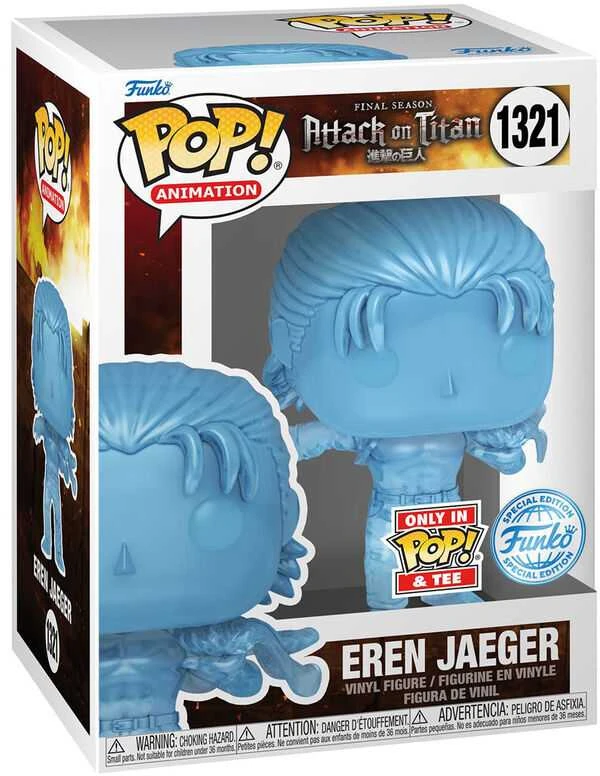 Funko Set figure POP & Tee Attack on Titan Eren Exclusive